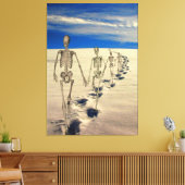 Sands van Tijd Canvas Afdruk (Insitu (Woonkamer))