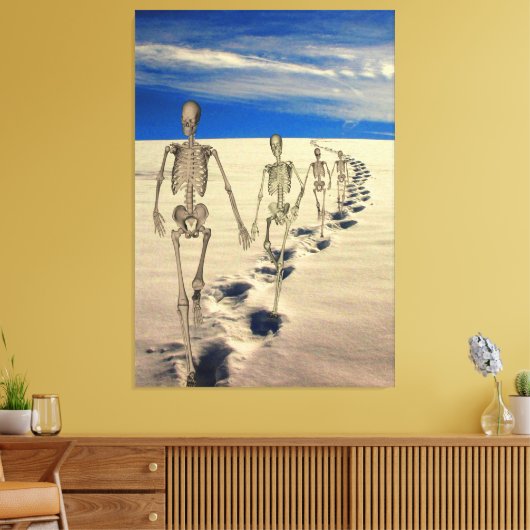 Sands van Tijd Canvas Afdruk (Insitu (Woonkamer))