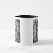 Sandsteenkop Boeddha omringd door boom Mok (Midden)