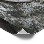 Sandsteenkop Boeddha omringd door boom Poster (Hoek)