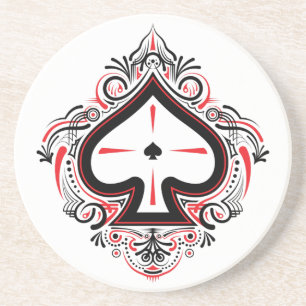 SandsteenOnderzetter — Spades Zandsteen Onderzetter