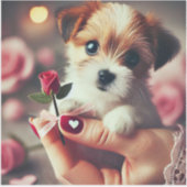 SandsteenOnderzetter Sticker (Voorkant)