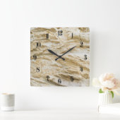 Sandsteenpatroon Vierkante Klok (Huis)