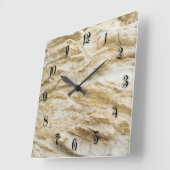 Sandsteenpatroon Vierkante Klok (Hoek)