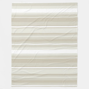 Sandsteenstrepen Fleece Deken