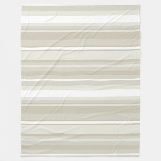 Sandsteenstrepen Fleece Deken (Voorkant)