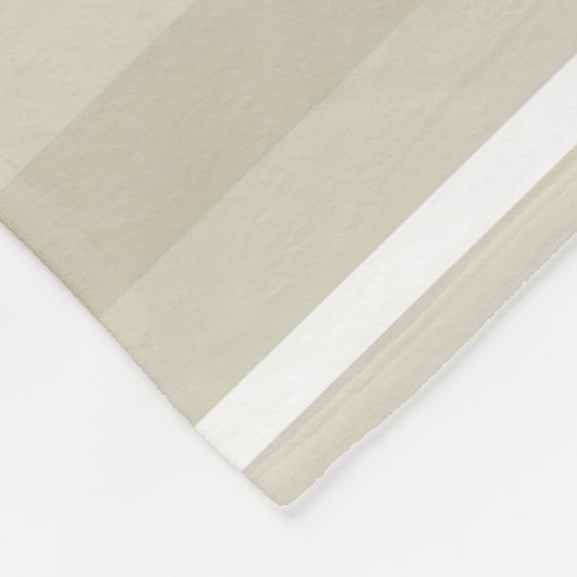 Sandsteenstrepen Fleece Deken (Hoek)