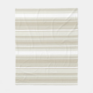 Sandsteenstrepen Fleece Deken