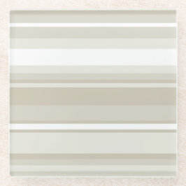 Sandsteenstrepen Glazen Onderzetter