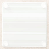 Sandsteenstrepen Glazen Onderzetter (Achterkant)