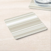 Sandsteenstrepen Kartonnen Onderzetters (Schuin)