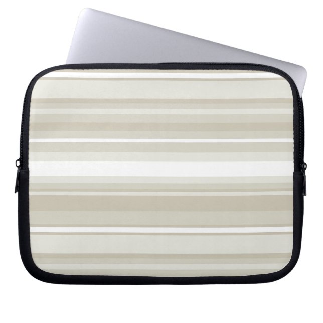 Sandsteenstrepen Laptop Sleeve (Voorkant)