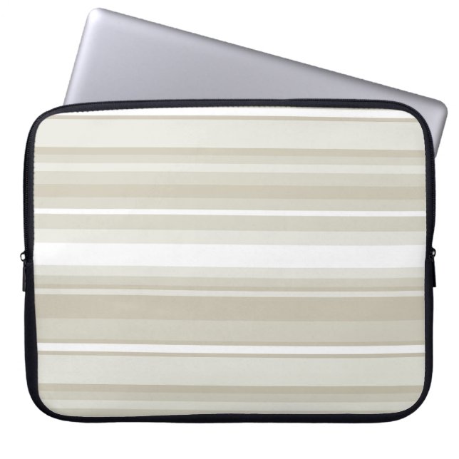 Sandsteenstrepen Laptop Sleeve (Voorkant)