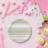 Sandsteenstrepen Papieren Bordje (Feest)