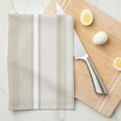 Sandsteenstrepen Theedoek (Quarter Fold)