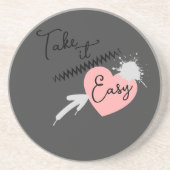 Sandstein Untersetzer Zandsteen Onderzetter (Voorkant)