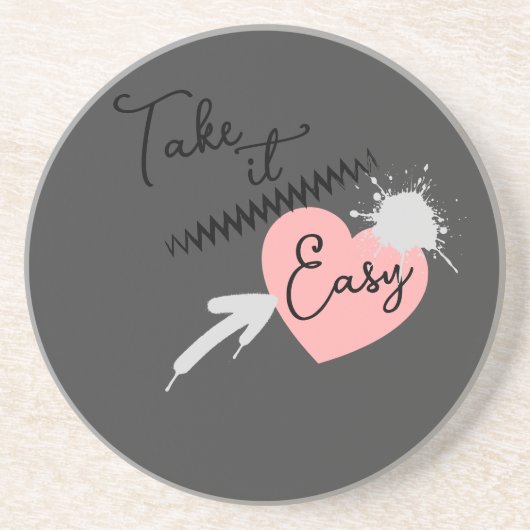 Sandstein Untersetzer Zandsteen Onderzetter (Voorkant)