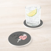 Sandstein Untersetzer Zandsteen Onderzetter (Zijkant)