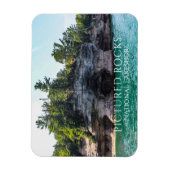 Sandstone Bluffs, Caves, Pictured Rocks, Michigan Magneet (Verticaal)