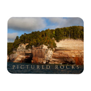 Sandstone Bluffs, Lake Superior, Pictured Rocks Magneet