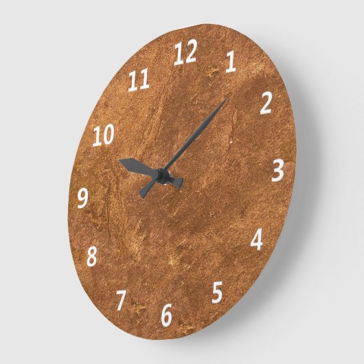 Sandstone Brown Design Grote Klok (Hoek)