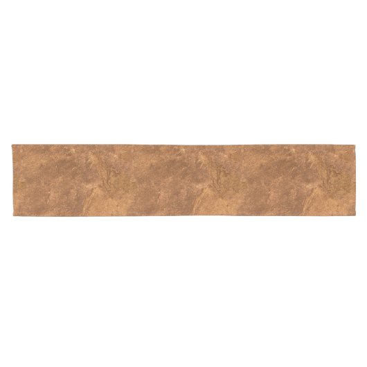 Sandstone Brown Design Korte Tafelloper (Horizontaal)