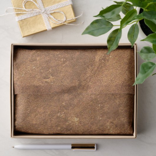 Sandstone Brown Design Tissuepapier (Geschenk)