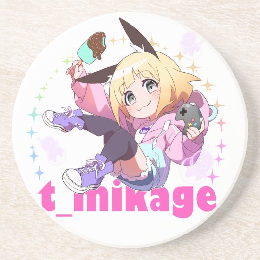 Sandstone Coaster コースター Zandsteen Onderzetter (Voorkant)