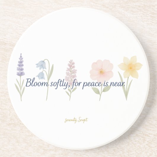 Sandstone Coaster Zandsteen Onderzetter (Voorkant)