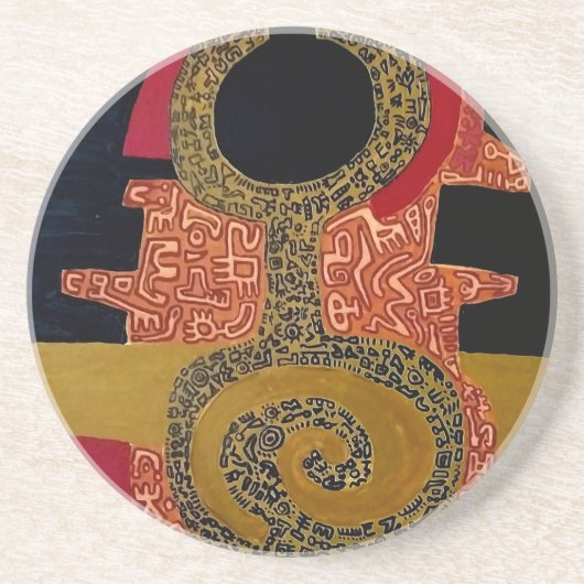 Sandstone Coaster Zandsteen Onderzetter (Voorkant)