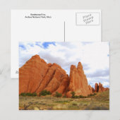 Sandstone Fins, Arches National Park, Utah Briefkaart (Voorkant / Achterkant)