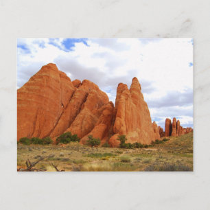 Sandstone Fins, Arches National Park, Utah Briefkaart