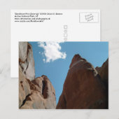 Sandstone Fins Utah Desert Foto Briefkaart (Voorkant / Achterkant)