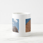 Sandstone Fins Utah Desert Foto Koffiemok (Center)