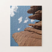 Sandstone Fins Utah Desert Foto Legpuzzel (Verticaal)