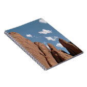 Sandstone Fins Utah Desert Foto Notitieboek (Rechterzijde)