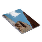 Sandstone Fins Utah Desert Foto Notitieboek (Rechterzijde)