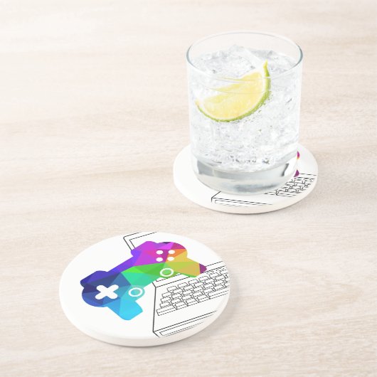 Sandstone Gaming onderzetter (Zijkant)