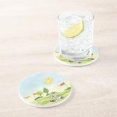 Sandstone Golf Onderzetter (Zijkant)