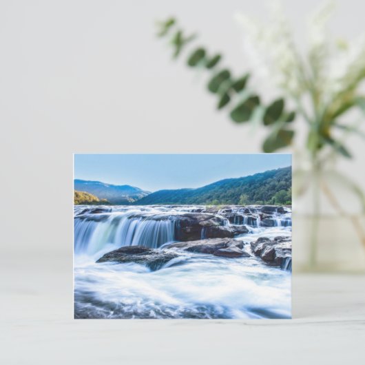 Sandstone Herfsten, West Virginia Briefkaart (Staand voorkant)