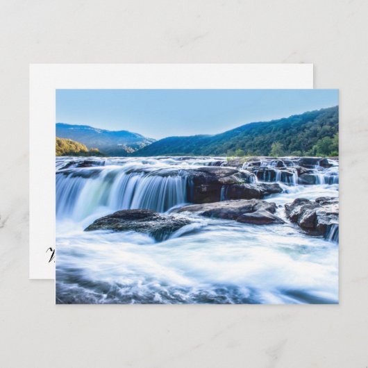 Sandstone Herfsten, West Virginia Briefkaart (Voorkant / Achterkant)