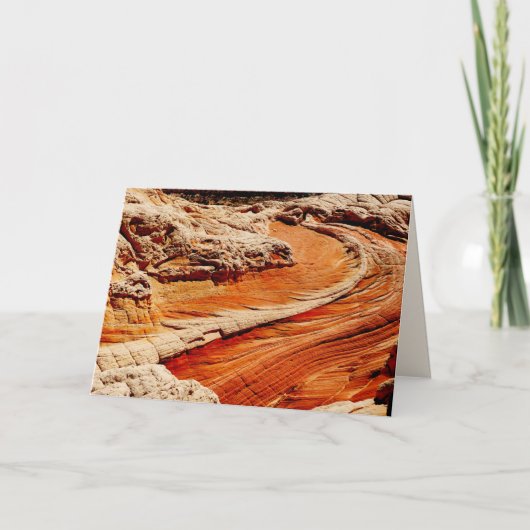 Sandstone Highway, blank Wenskaart Kaart (Voorkant)