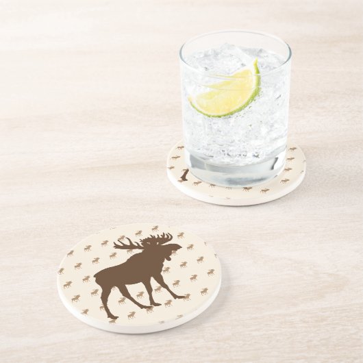 Sandstone Moose Onderzetter (Zijkant)