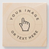 Sandstone Onderzetter - Aangepast (voeg afbeelding (Voorkant)