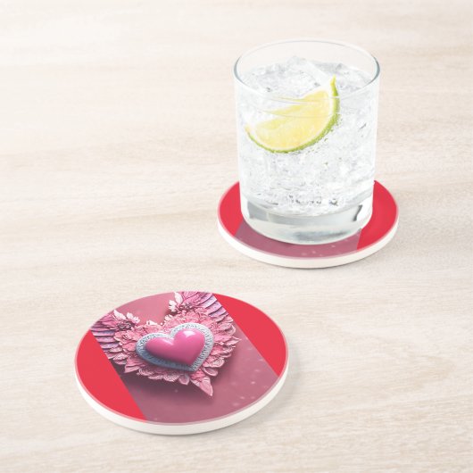 Sandstone Onderzetter Creatieve Stijl (Zijkant)