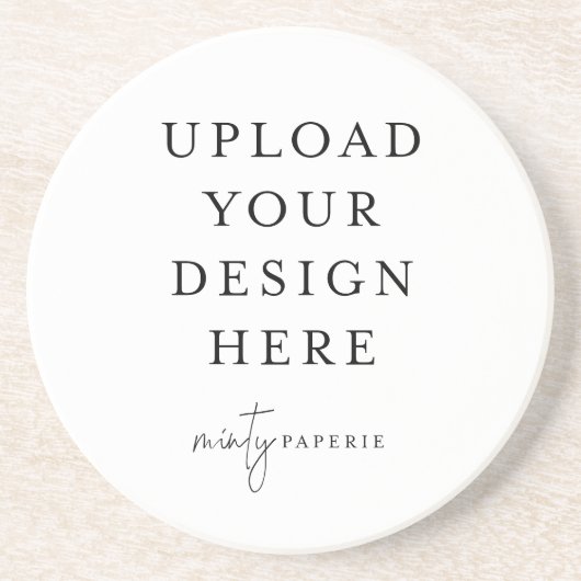 Sandstone-Onderzetter - Doe het zelf Zandsteen Onderzetter (Voorkant)