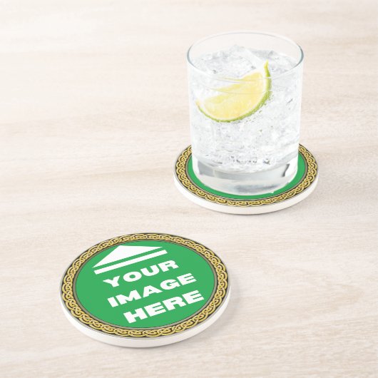 Sandstone Onderzetter - Gepersonaliseerd - Afbeeld (Zijkant)