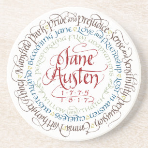 Sandstone Onderzetter - Jane Austen Period Dramas