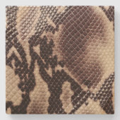 Sandstone Onderzetter-slangenhuid Stenen Onderzetter (Voorkant)