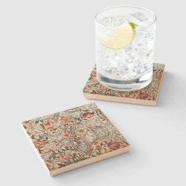 Sandstone onderzetter vintage William Morris rusti